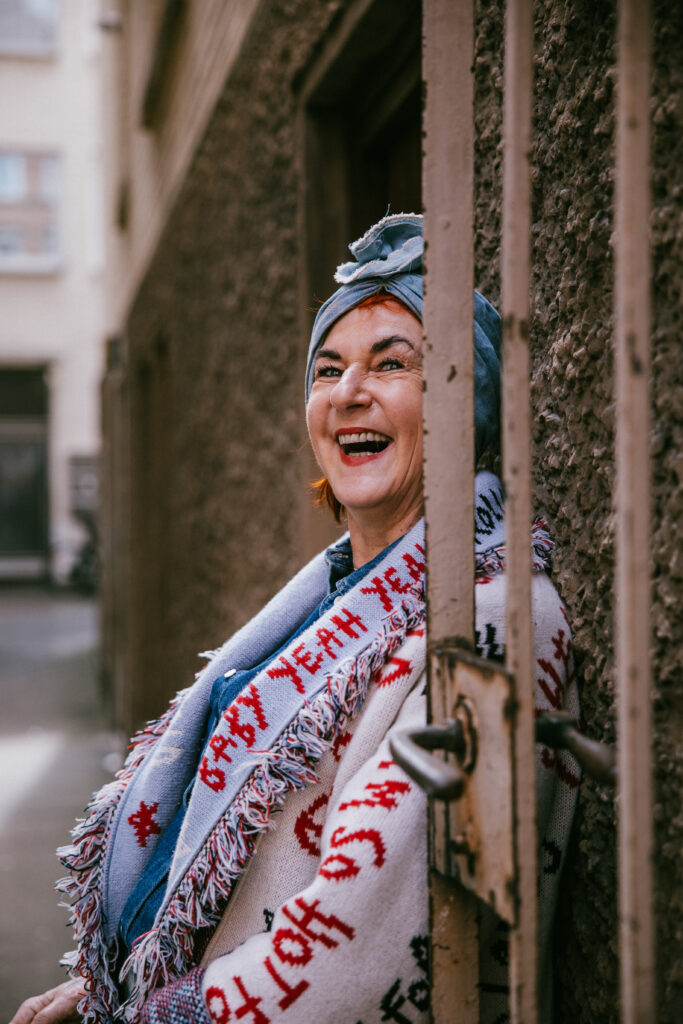Portrait-Shooting Frau Stadt